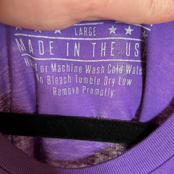 Jeffree Star Purple #JEFFREESTAR APPROVED Made in the USA Size Large NWOT - Picture 4 of 4